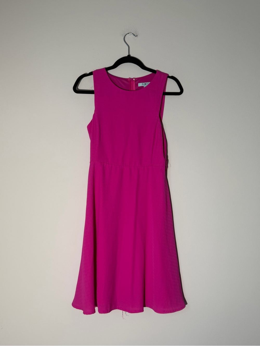 She + Sky Hot Pink Sleeveless A-Line Dress Size M